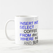 Tasse de café de programmeurs de serveur de SQL (Gauche)