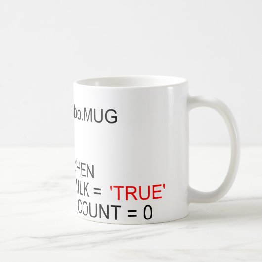 Tasse de café de programmeurs de serveur de SQL (Droite)
