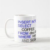 Tasse de café de programmeurs de serveur de SQL (Gauche)