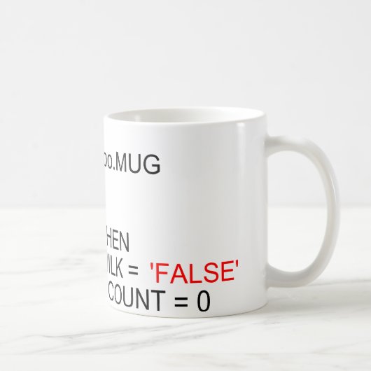 Tasse de café de programmeurs de serveur de SQL (Droite)
