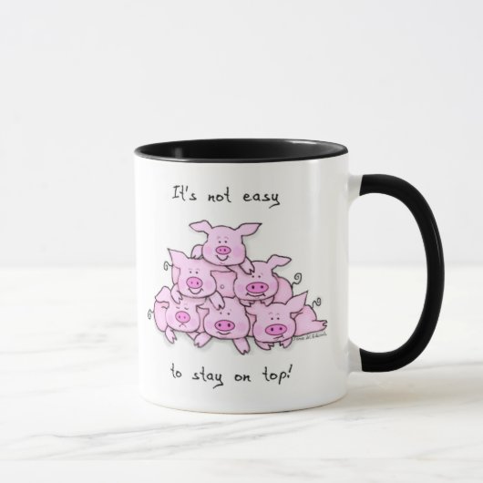 Tasse de café de pyramide de porc (Droite)