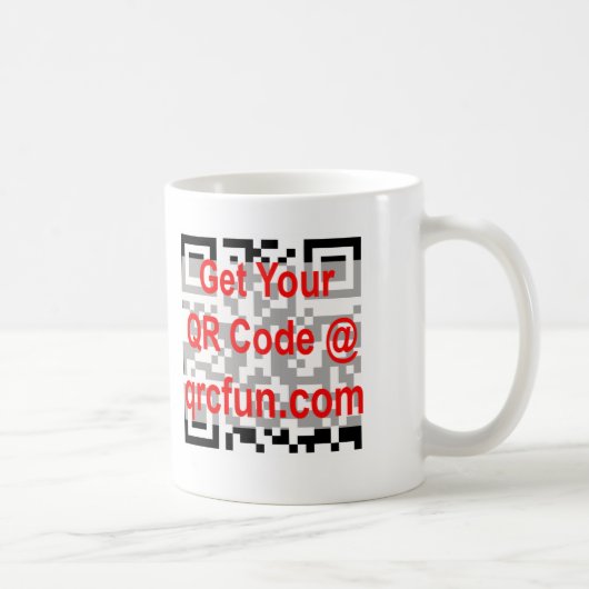 Tasse de café de QRcode (Droite)