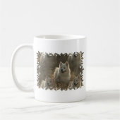 Tasse de café de race de chien de Samoyed (Gauche)