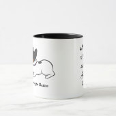 Tasse de café de Rat terrier de bande dessinée (Centre)