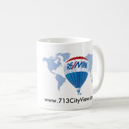 Tasse de café de RE/MAX CityView (Devant droit)