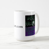 Tasse de café de rébellion de whiskey - cerf de (Devant droit)