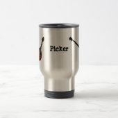Tasse de café de récolteuse de banjo et de (Centre)