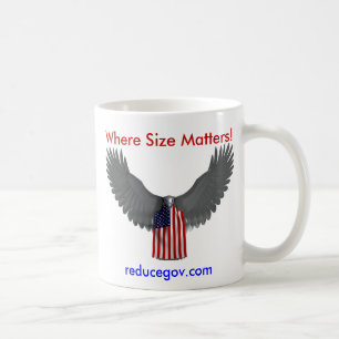 tasse de café de Reducegov.com où la taille