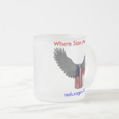 tasse de café de Reducegov.com où la taille (Devant droit)