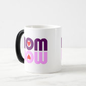 Tasse de café de réflexion de coeurs de la MAMAN (Devant gauche)