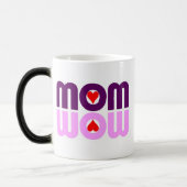 Tasse de café de réflexion de coeurs de la MAMAN (Gauche)