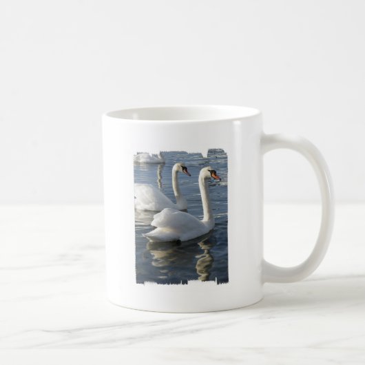Tasse de café de réflexions de cygne (Droite)