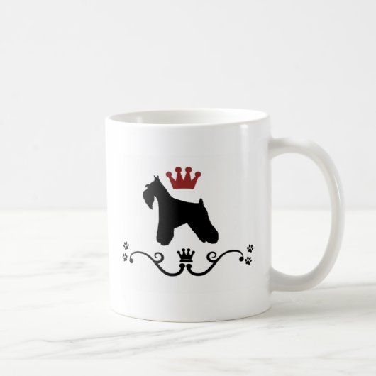 Tasse de café de règle de Schnauzers (Droite)