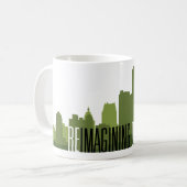 Tasse de café de Reimagining Detroit (Devant gauche)