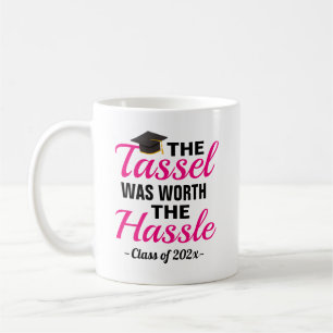 Tasse de café de remise de diplôme Tassel Worth Ha