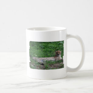 Tasse de café de repos de guépard