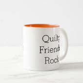 Tasse de café de roche d'amis de Quilty (Devant droit)