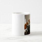 Tasse de café de roses jaunes (Centre)