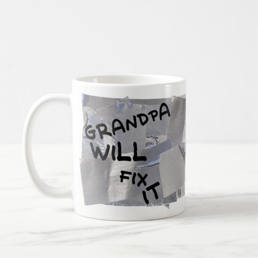 Tasse de café de ruban adhésif - le grand-papa la (Gauche)
