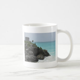 Tasse de café de ruine de Tulum