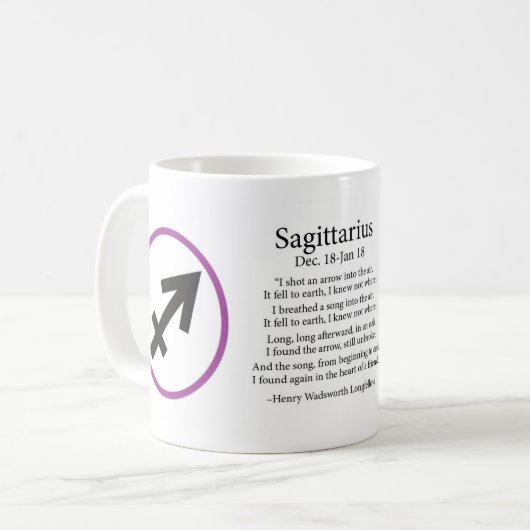 Tasse de café de Sagittaire (Devant gauche)