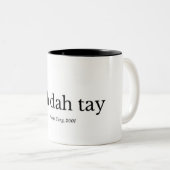 Tasse de café de Sah Dah Tay (Devant droit)