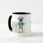 Tasse de café de San Clemente de surf (Devant gauche)