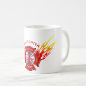 Tasse de café de sapeur-pompier (Devant droit)
