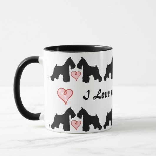 Tasse de café de Schnauzer (Gauche)