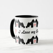 Tasse de café de Schnauzer (Devant gauche)