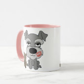 Tasse de café de Schnauzer (Devant gauche)