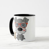 Tasse de café de Schnauzer (Devant gauche)