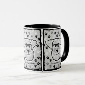 Tasse de café de Schnauzer (Devant droit)