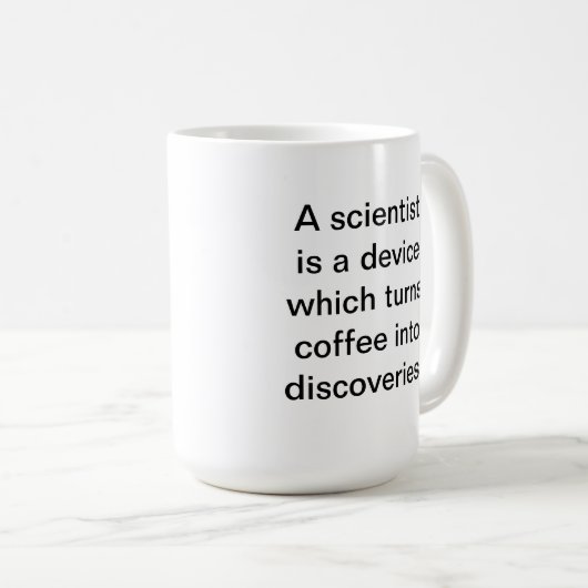 Tasse de café de scientifique (Devant droit)