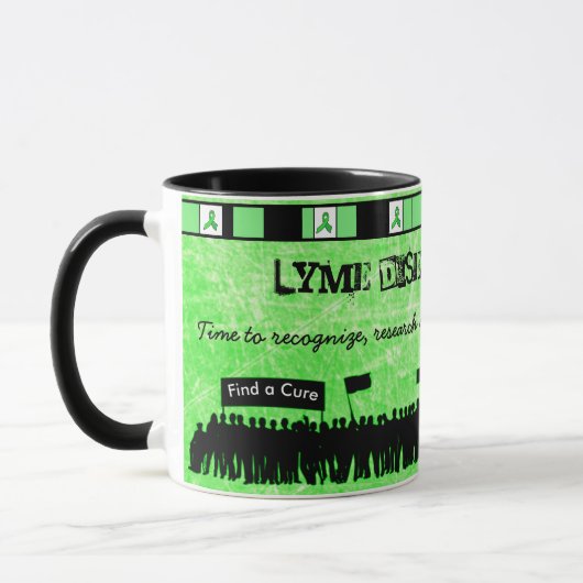 Tasse de café de sensibilisation à la maladie de L (Gauche)