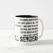 Tasse de café de sergent instructeur (Devant droit)