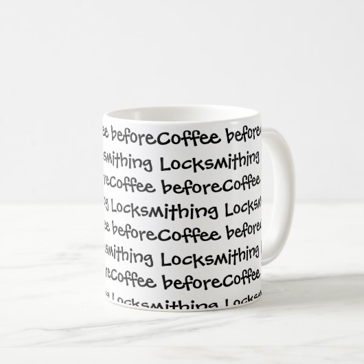 Tasse de café de serrurier (Devant droit)