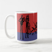 Tasse de café de session de jazz de Jammin (Gauche)