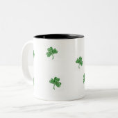 Tasse de café de shamrock (Devant gauche)