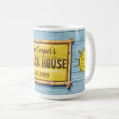 Tasse de café de signe de famille de Chambre de (Devant droit)