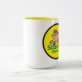 Tasse de café de singe de scanner 15 onces - blanc (Centre)