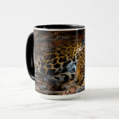 Tasse de café de sommeil Jaguar par Julie Everhart (Devant gauche)