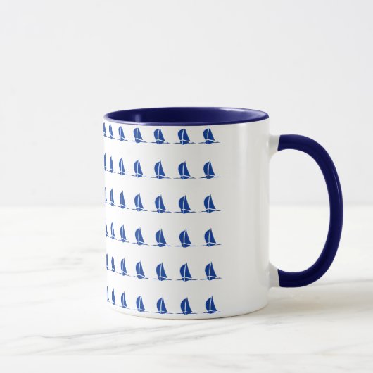 Tasse de café de sonnerie de bateaux à voile (Droite)
