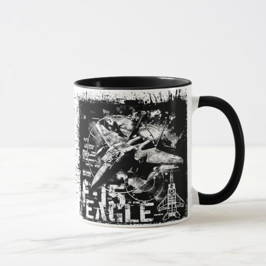 Tasse de café de sonnerie de F-15 Eagle (Droite)