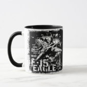 Tasse de café de sonnerie de F-15 Eagle (Gauche)