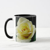 Tasse de café de sonnerie de rose jaune (Gauche)