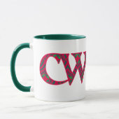 Tasse de café de sonnerie Gallois Cwtch : (Gauche)