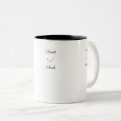 Tasse de café de sourire de Sarah (Devant droit)