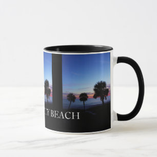 Tasse de café de souvenir de plage de Panamá Cit