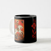 Tasse de café de St George et de dragon (Devant gauche)